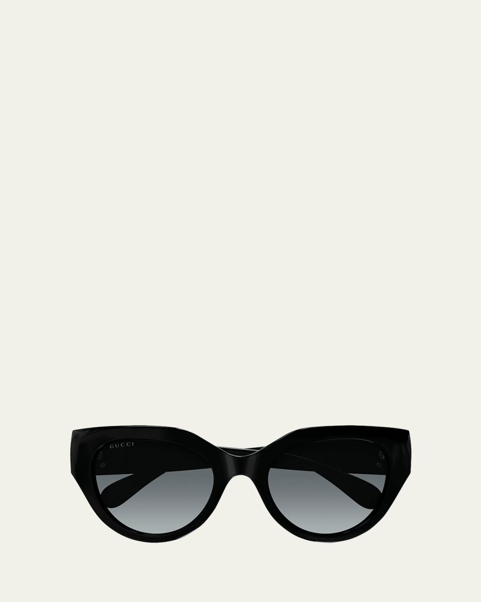 GG Emblem Acetate Cat-Eye Sunglasses